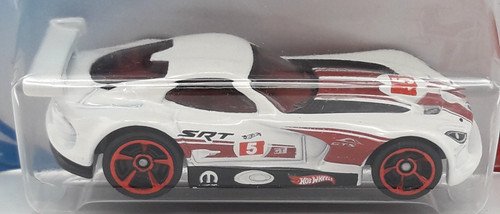 Hot wheels srt viper gts - gts-r, red